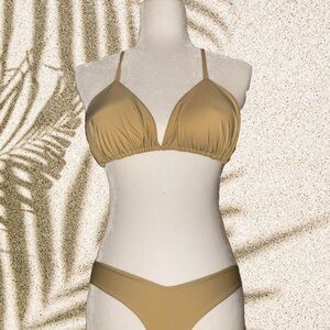 Elegant Tan Bikini Set